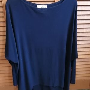 Navy blouse